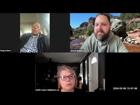 Studio 4 Feb 8 Sandi, Doug, Josh, Neighbours Walking the Neighbourhood